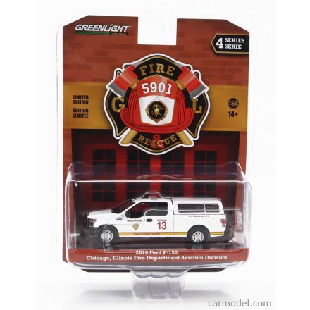 Greenlight Ford F-150 PICK-UP CLOSED CHICAGO FIRE ENGINE 2018