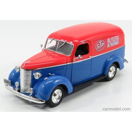 Greenlight CHEVROLET - PANEL VAN STP 1939 - RED BLUE