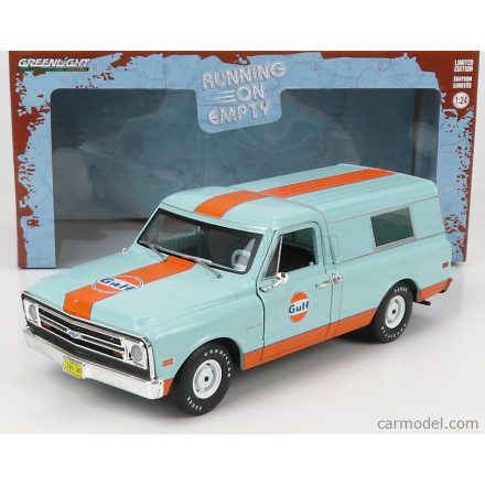 Greenlight Chevrolet C-10 with Camper Shell - Gulf Oil
