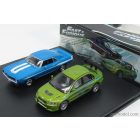 Greenlight CHEVROLET SET 2X BRIAN'S CAMARO YENKO 1969 + MITSUBISHI LANCER EVOLUTION VII 2002 - FAST & FURIOUS II (2003)