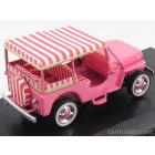 GREENLIGHT  JEEP  WILLYS SURREY CJ3B SOFT-TOP CABRIOLET CLOSED 1953 - PERSONAL CAR ELVIS PRESLEY