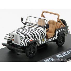   GREENLIGHT JEEP CJ-7 OPEN 1976 - WHEN NATURE CALLS - ACE VENTURA - MOVIE 1995
