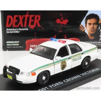   Greenlight Ford CROWN VICTORIA INTERCEPTOR MIAMI POLICE 2001 - DEXTER