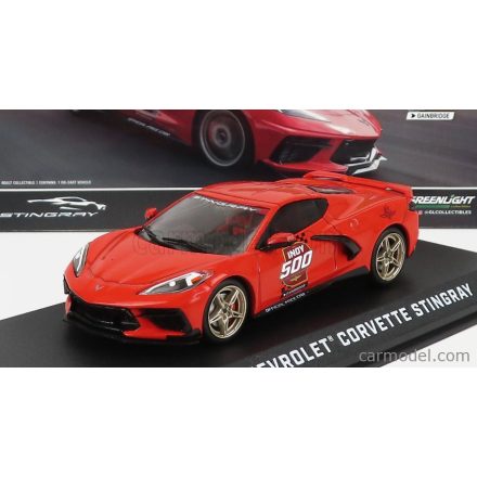 Greenlight CHEVROLET CORVETTE C8 OFFICAL PACE CAR INDIANAPOLIS 500 MILE RACE 2020