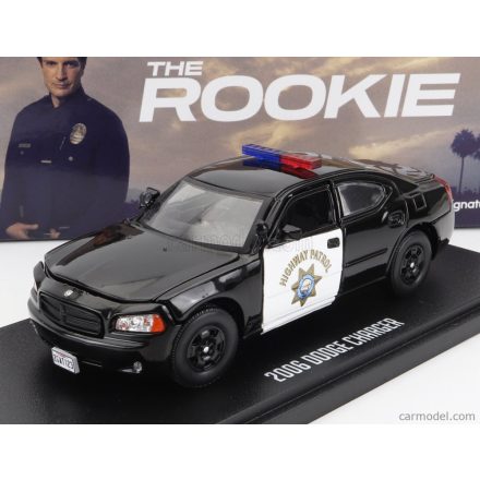 Greenlight DODGE CHARGER COUPE CALIFORNIA HIGHWAY PATROL 2006 - THE ROOKIE