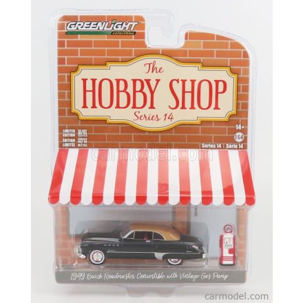 GREENLIGHT BUICK ROADMASTER CABRIOLET CLOSED WITH GAS PUMP 1949