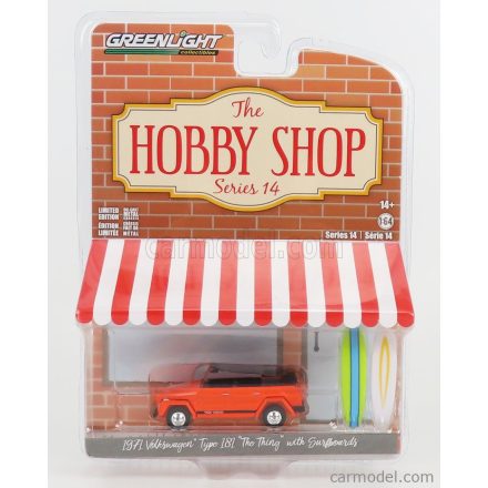Greenlight VOLKSWAGEN TYPE 181 THE THING WITH SURFBOARD 1971