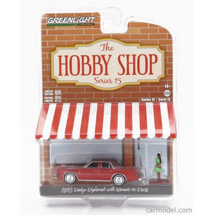 Greenlight DODGE DIPLOMAT WITH WOMAN IN DRESS 1983