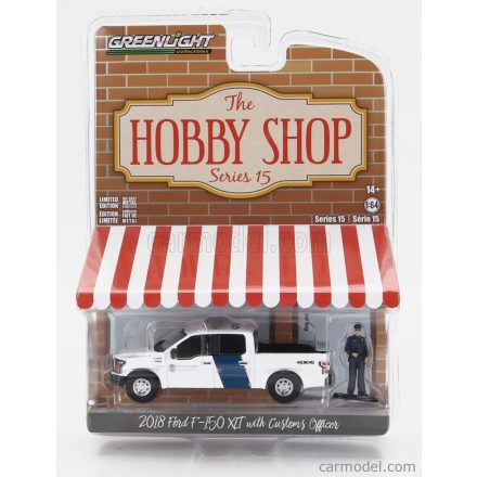 Greenlight Ford F-150 XLT PICK-UP WITH CUSTOMS OFFICIER 2018