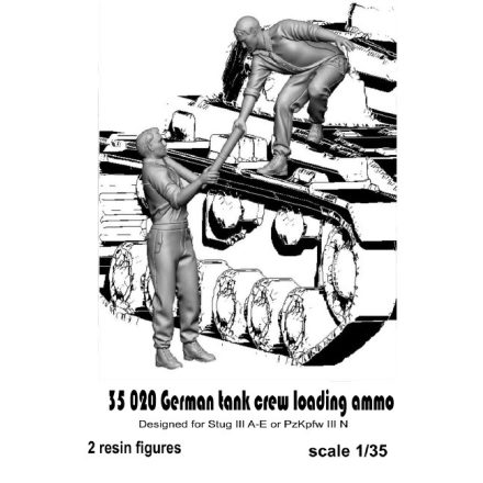 Glowel Miniatures German tank crew loading ammo