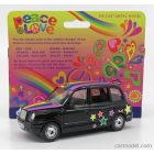 CORGI AUSTIN LONDON TAXI LTI TX4 2007 - PEACE & LOVE