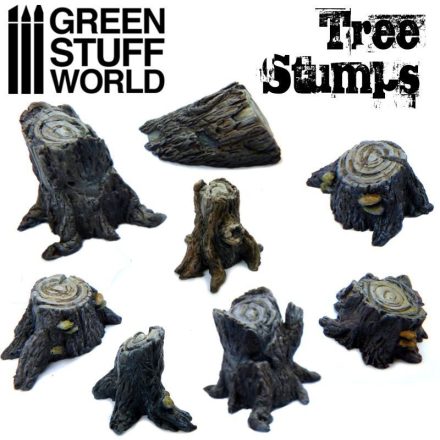 Green Stuff World Tree Stumps (Big)