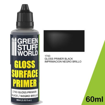 Green Stuff World Surface Primer - Gloss Black