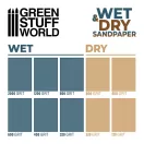 Green Stuff World Wet water proof SandPaper 180x90mm - 400 grit