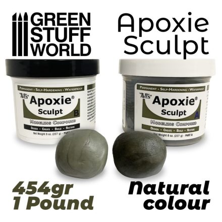 Green Stuff World APOXIE SCULPT 1Lb Natural 454g