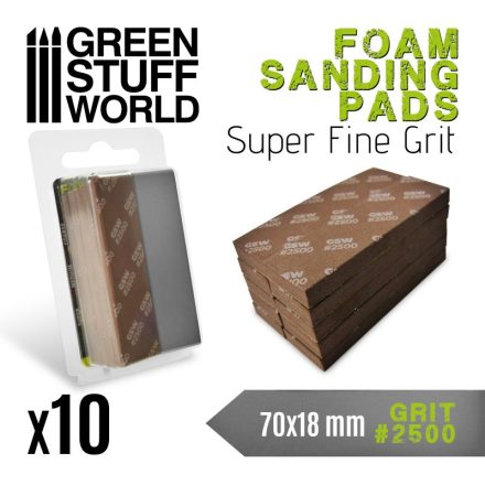 Green Stuff World Foam Sanding Pads 2500 grit