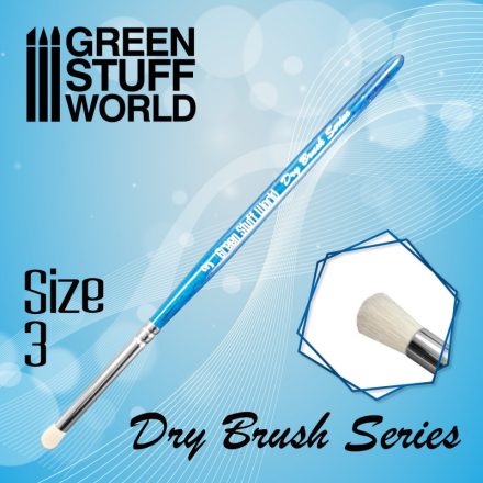 Green Stuff World BLUE SERIES Dry Brush - Size 3