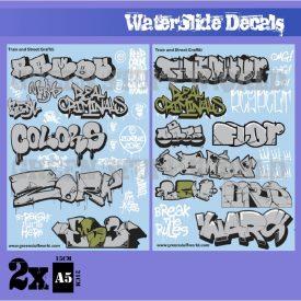 Green Stuff World Train and Graffiti Mix - Silver matrica
