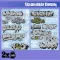 Green Stuff World Train and Graffiti Mix - Silver matrica