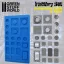 Green Stuff World szilikon forma Grids and Fans