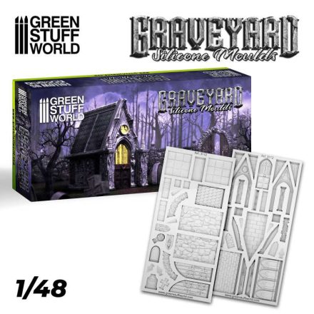 Green Stuff World Silicone Moulds - GRAVEYARD