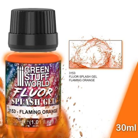 Green Stuff World Splash Gel - Flaming Orange 30ml