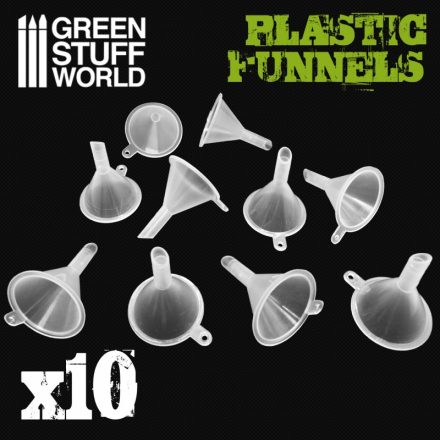 Green Stuff World Plastic funnels 10db