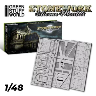 Green Stuff World Silicone Moulds - Stonework