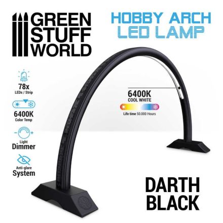 Green Stuff World Hobby Arch LED lámpa - Darth Black