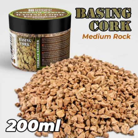Green Stuff World Basing Cork Grit - THICK - 200ml