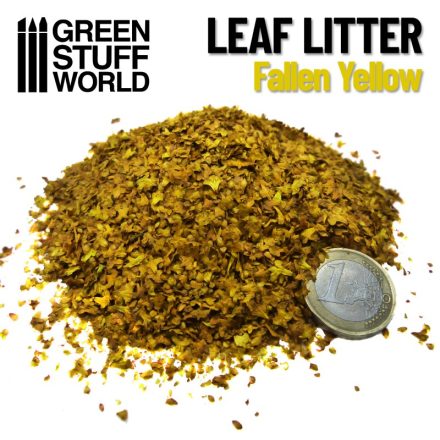 Green Stuff World Leaf Litter - FALLEN YELLOW