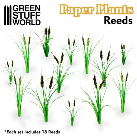 Green Stuff World Paper Plants - Reeds
