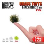 Green Stuff World Grass TUFTS XXL - 22mm self-adhesive - DARK GREEN
