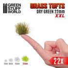 Green Stuff World Grass TUFTS XXL - 22mm self-adhesive - DRY GREEN
