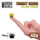 Green Stuff World Thorny Scrubs - YELLOW THORNS