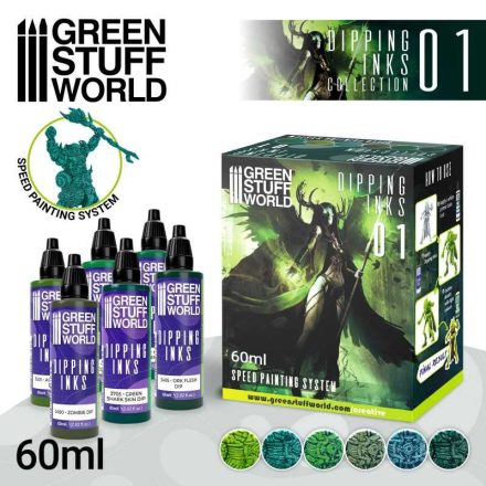 Green Stuff World Paint Set - Dipping collection 01