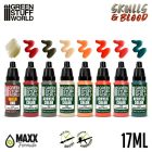 Green Stuff World Paint Set - Skulls & Blood