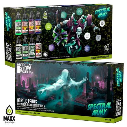 Green Stuff World Paint Set - Spectral Army