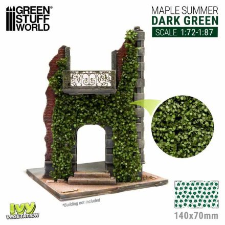 Green Stuff World Ivy Foliage - Dark Green Maple - Small