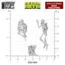Green Stuff World 3D printed set - Dead Skeletons makett (1:48)