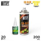 Green Stuff World CA ragasztó + aktivátor spray