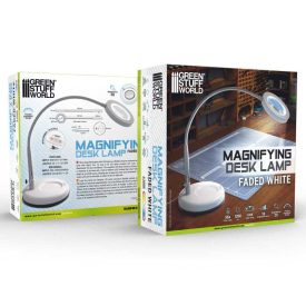   Green Stuff World nagyítós asztali LED lámpa - Faded White