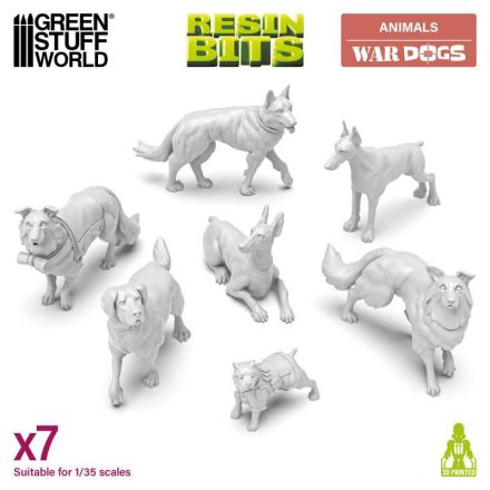 Green Stuff World 3D printed set - War Dogs makett
