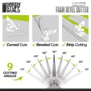 Green Stuff World Foam Bevel Cutter - Habszivacs vágó