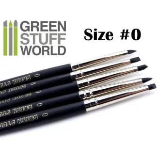 Green Stuff World formázó szilikon ecset 0 - BLACK FIRM