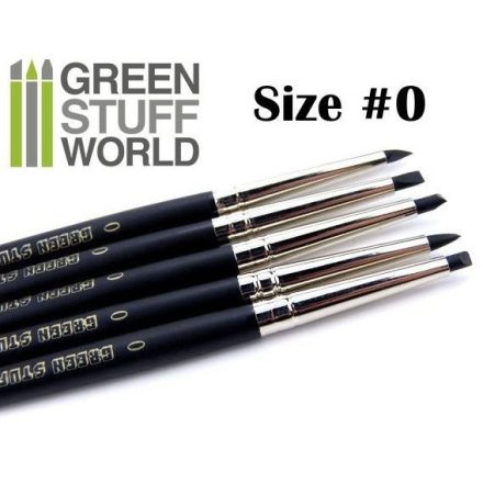 Green Stuff World formázó szilikon ecset 0 - BLACK FIRM