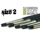 Green Stuff World formázó szilikon ecset 2 - BLACK FIRM