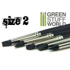 Green Stuff World formázó szilikon ecset 2 - BLACK FIRM