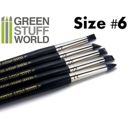 Green Stuff World formázó szilikon ecset 6 - BLACK FIRM