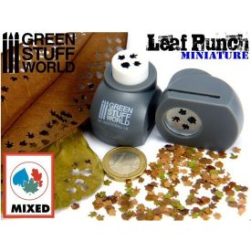 Green Stuff World Miniature Leaf Punch GREY